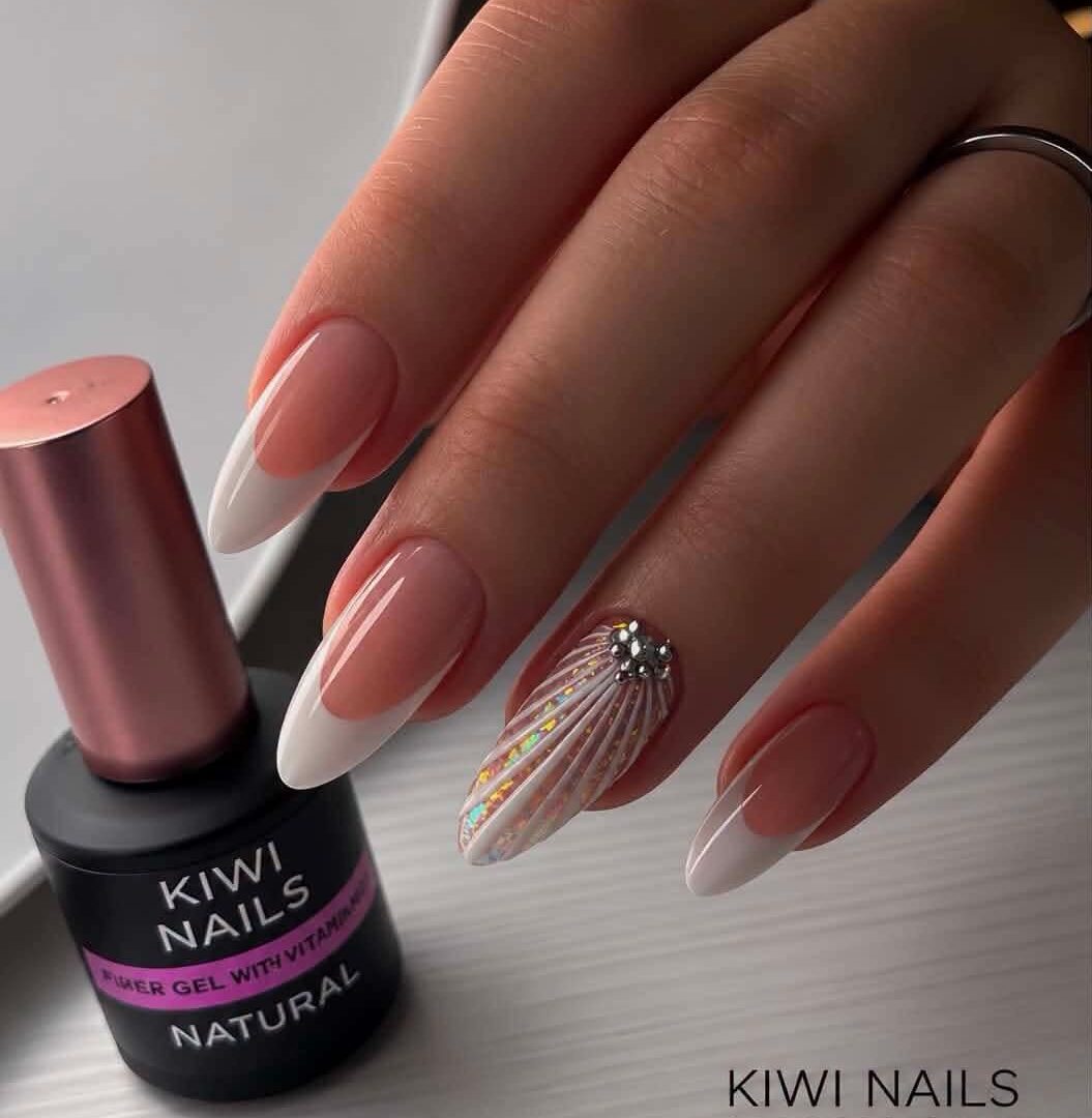 Fiber Gel with Vitamin - Natural - 15ml - Kiwi Nails – Bild 2