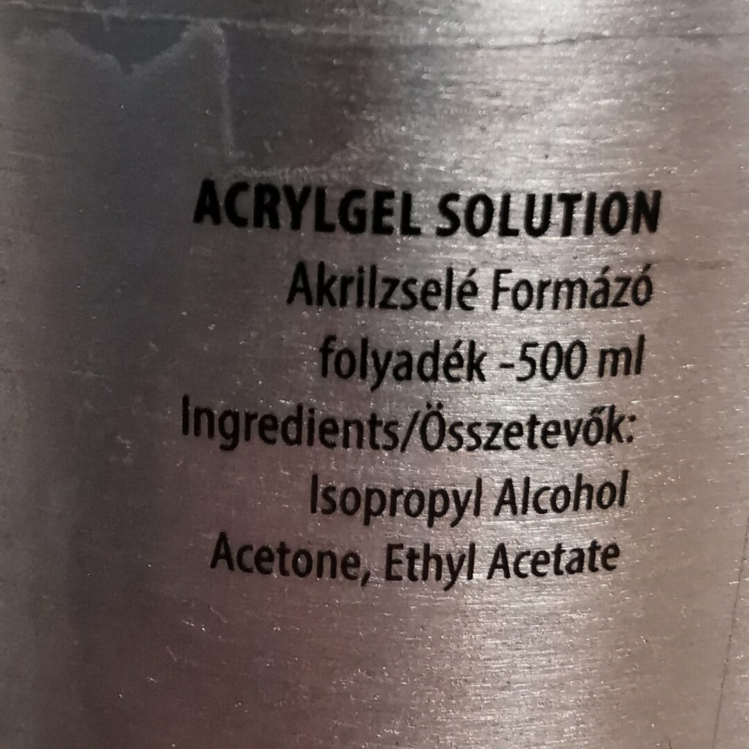 PolyAcryl Gel Solution 500ml – Bild 2
