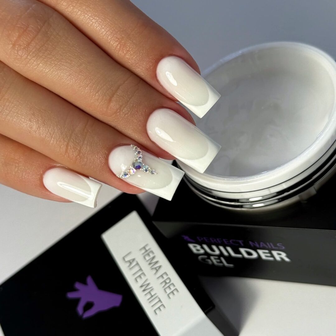 Latte White Gel - Hema Free Builder Gel 15 g – Bild 3