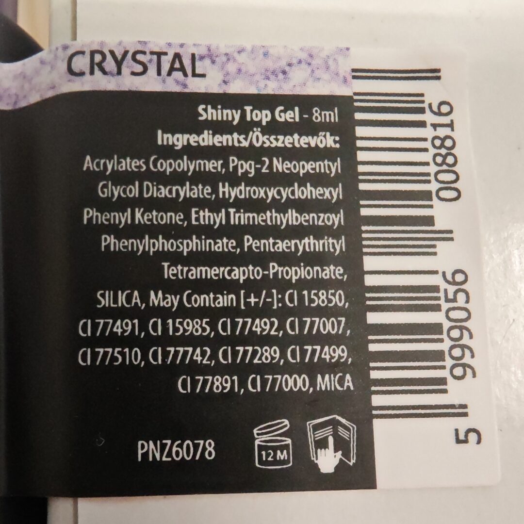 Shiny Top Gel - Crystal - 8ml – Bild 3
